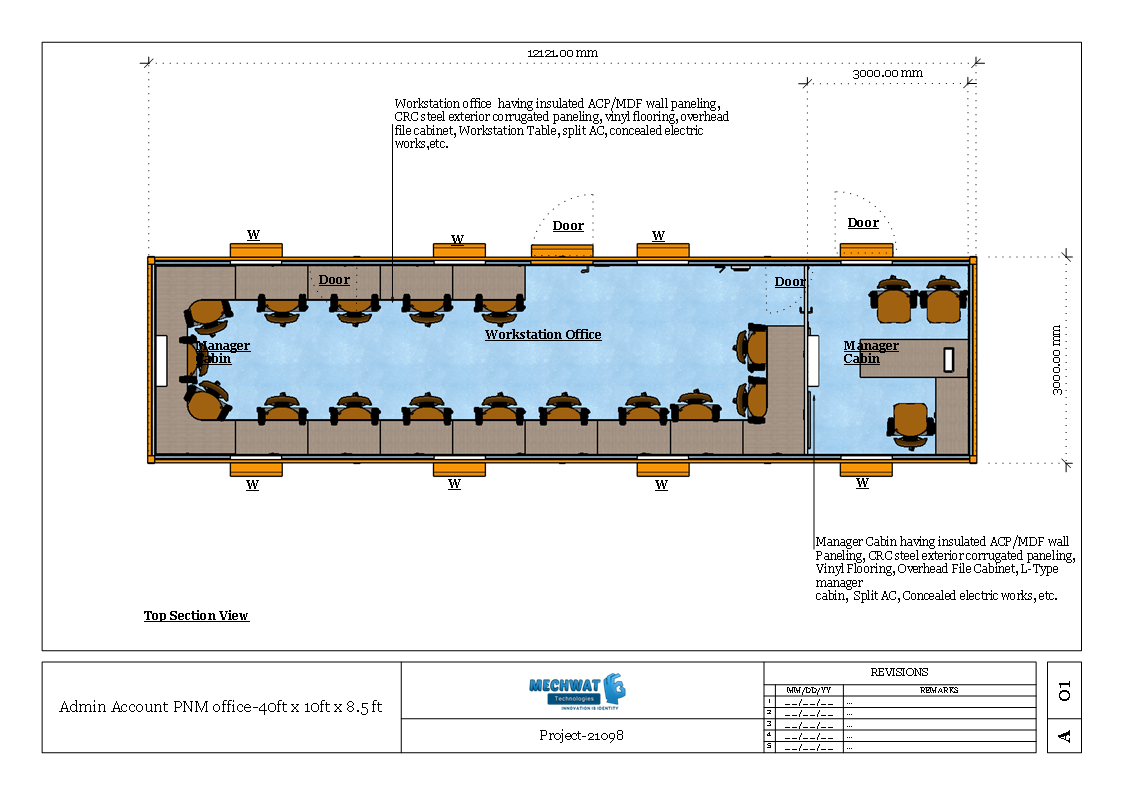 Prefab Container Office-3609