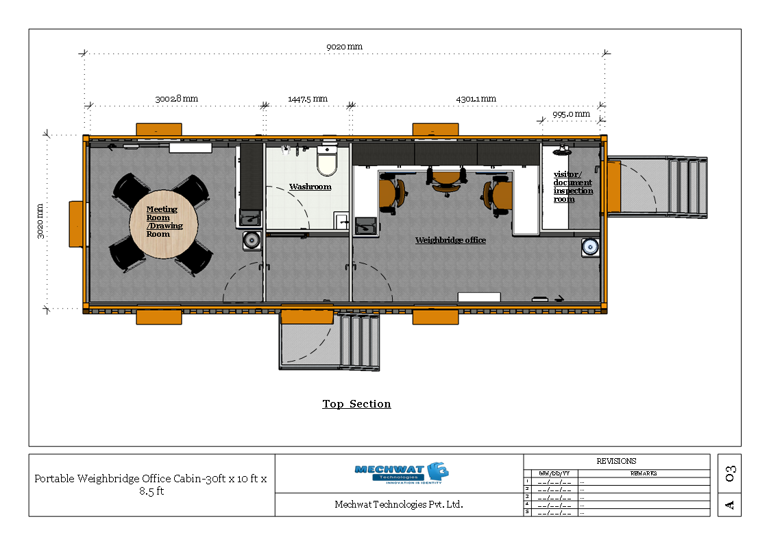 Portable Weighbridge Office-2701